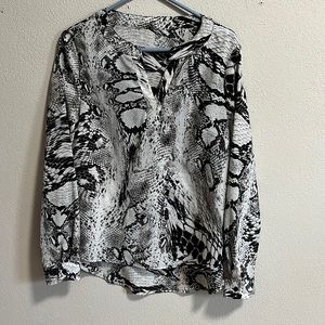 Snake skin blouse